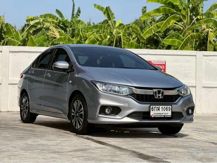 Honda City 2017 1.5 S i-VTEC Sedan เบนซิน ไม่ติดแก๊ส เกียร์อัตโนมัติ เทา