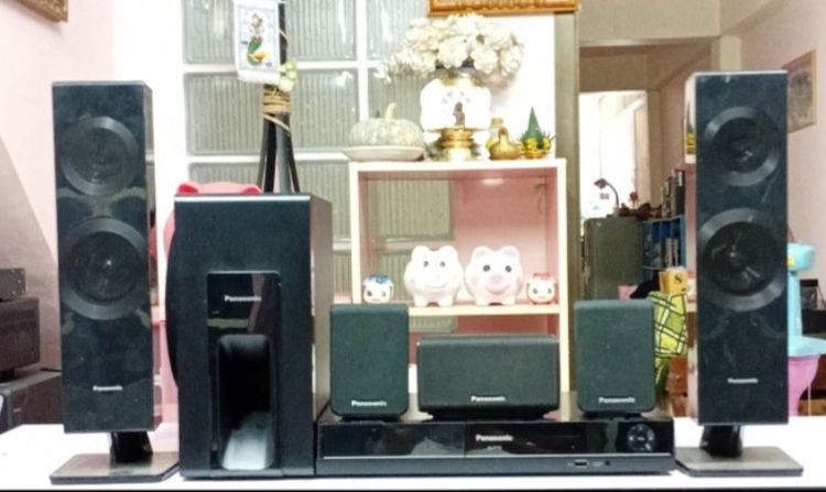 DVD โฮมเธียเตอร์ Panasonic 5.1 ใช้งานได้เต็มระบบ ชุดละ 2490 บาทรวมค่าจัดส่งและเก็บปลายทาง..สินค้าอยู่ที่สุโขทัย