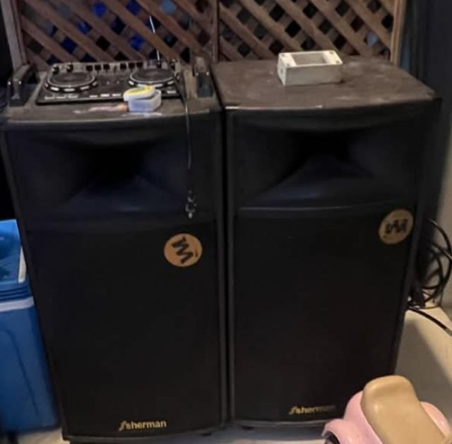 ขายชุดลำโพง Sherman พร้อมมิกเซอร์ในตัวรุ่น SB-603 150W 
​ดอกลำโพง: ขนาด 12 นิ้ว