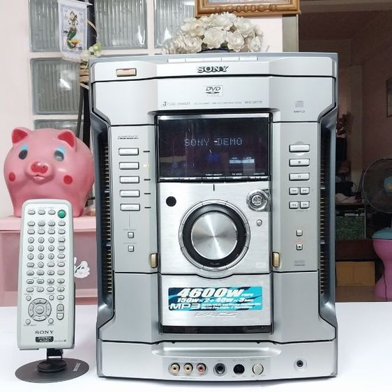 หัวเครื่อง Sony รุ่น gn77d ตัวท็อป 4,600 วัตต์ รุ่นนี้เบสสะเทือน เทปเล่นได้ 2 หน้าเสียงดีมาก ราคาเครื่องละ 2490 บาท...รวมค่าจัดส่งและเก็บปลายทางสินค้าอยู่ที่สุโขทัย