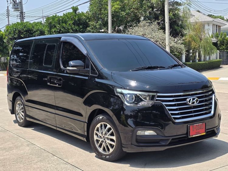Hyundai H-1 2019 2.5 Elite Van ดีเซล ไม่ติดแก๊ส เกียร์อัตโนมัติ ดำ รูปที่ 3