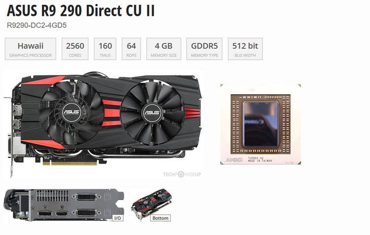ASUS AMD R9 290 Direct CU II 4GB GDDR5 Graphics Card รูปที่ 3