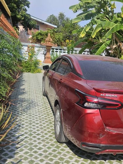 รถ Nissan Almera 1.0L Turbo VL CVT สี แดง