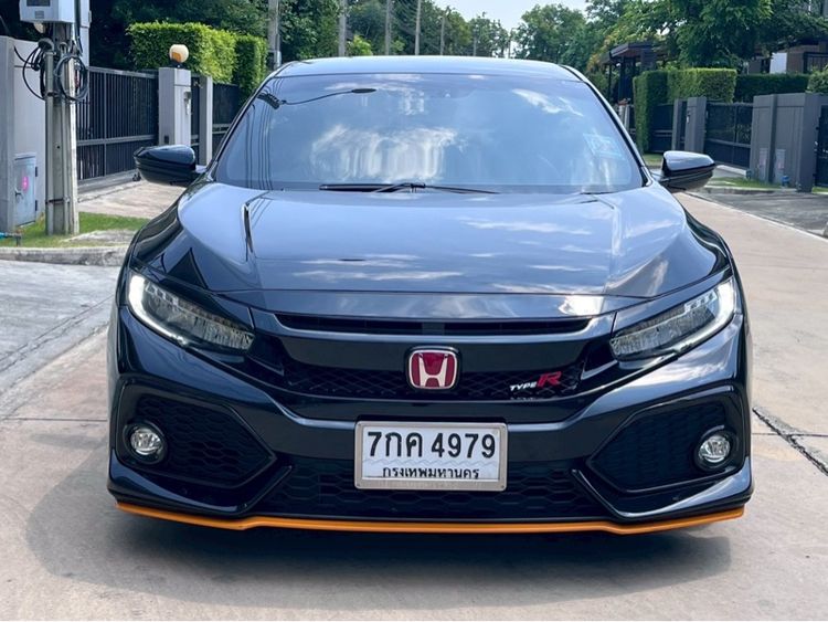 Honda Civic 2018 1.5 Turbo Sedan เบนซิน ไม่ติดแก๊ส เกียร์อัตโนมัติ ดำ รูปที่ 2