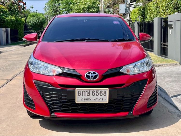 Toyota Yaris 2019 1.2 E Sedan เบนซิน ไม่ติดแก๊ส เกียร์อัตโนมัติ แดง รูปที่ 2