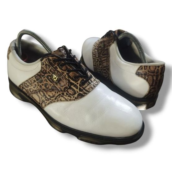 ผู้ชาย ขาว รองเท้ากอล์ฟ อื่นๆ FootJoy DryJoys Tour รุ่น 53754 งานพรีเมียมหายาก 8M
