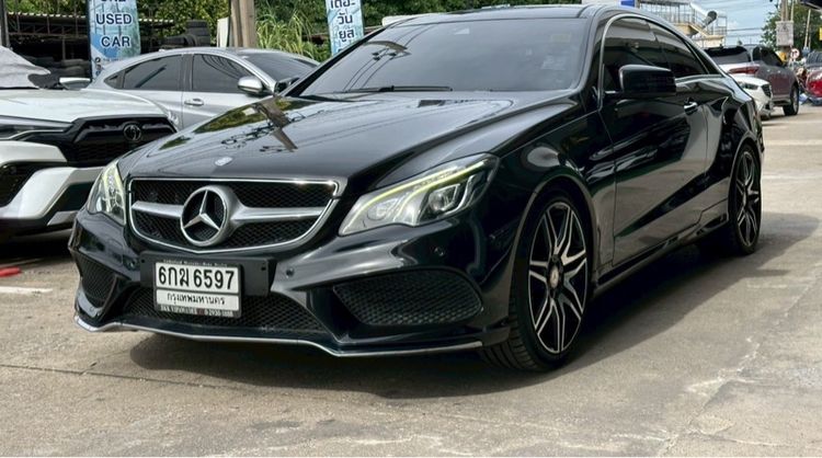 Mercedes-Benz E-Class 2015 E250 AMG Sedan เบนซิน ไม่ติดแก๊ส เกียร์อัตโนมัติ ดำ