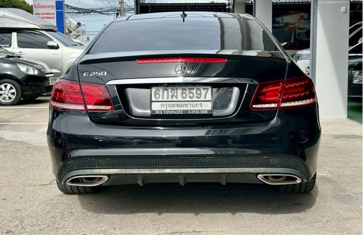 Mercedes-Benz E-Class 2015 E250 AMG Sedan เบนซิน ไม่ติดแก๊ส เกียร์อัตโนมัติ ดำ รูปที่ 3