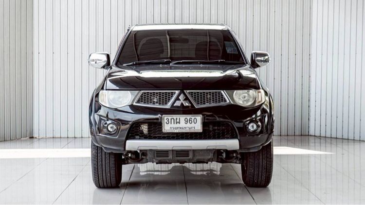 Mitsubishi Triton 2014 2.5 GLS Pickup ดีเซล ไม่ติดแก๊ส เกียร์ธรรมดา ดำ รูปที่ 4