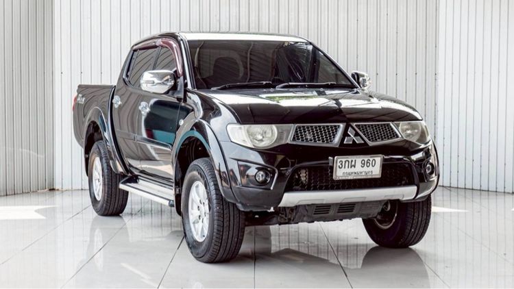 Mitsubishi Triton 2014 2.5 GLS Pickup ดีเซล ไม่ติดแก๊ส เกียร์ธรรมดา ดำ รูปที่ 3