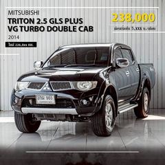 MITSUBISHI TRITON 05-18, 2.5 GLS PLUS VG TURBO DOUBLE CAB ปี 2014 สีดำ