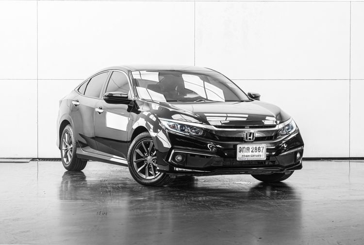 Honda Civic 2019 1.8 EL i-VTEC Sedan เบนซิน ไม่ติดแก๊ส เกียร์อัตโนมัติ ดำ รูปที่ 2