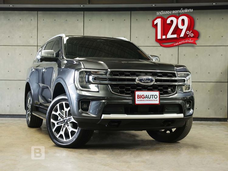 รถ Ford Everest 2.0 Bi-Turbo Titanium+ สี เทา