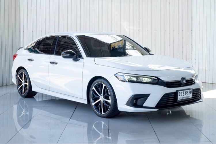 Honda Civic 2022 2.0 eHEV RS Sedan ปลั๊กอินไฮบริด (PHEV) ไม่ติดแก๊ส เกียร์อัตโนมัติ ขาว