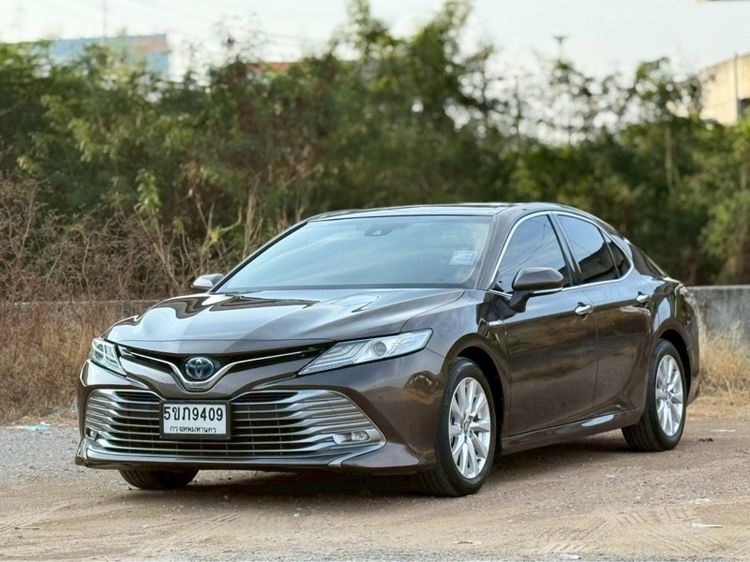 Toyota Camry 2019 2.5 HEV Premium Luxury Sedan ปลั๊กอินไฮบริด (PHEV) ไม่ติดแก๊ส เกียร์อัตโนมัติ เทา รูปที่ 3