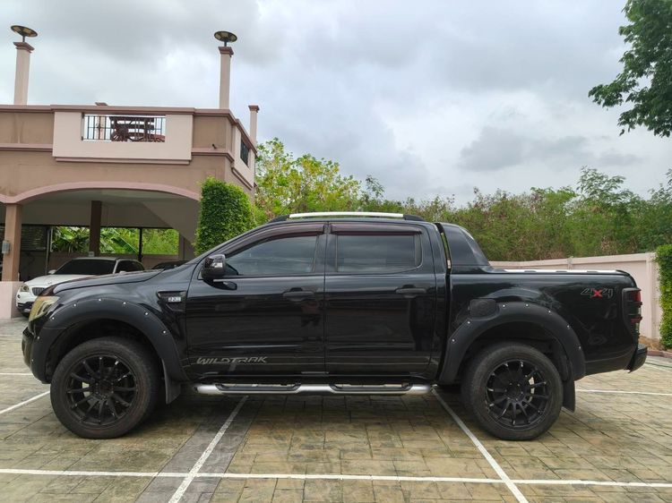 Ford Ranger 2012 2.2 Wildtrak 4WD Pickup ดีเซล เกียร์อัตโนมัติ ดำ รูปที่ 3