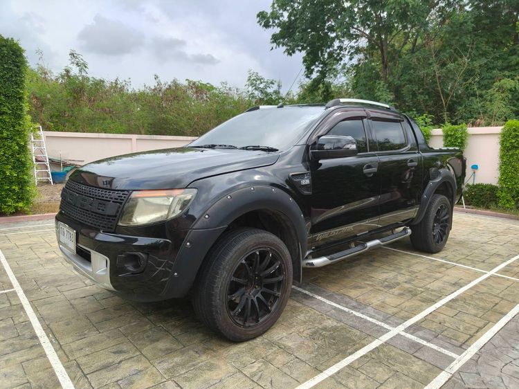 Ford Ranger 2012 2.2 Wildtrak 4WD Pickup ดีเซล เกียร์อัตโนมัติ ดำ รูปที่ 2