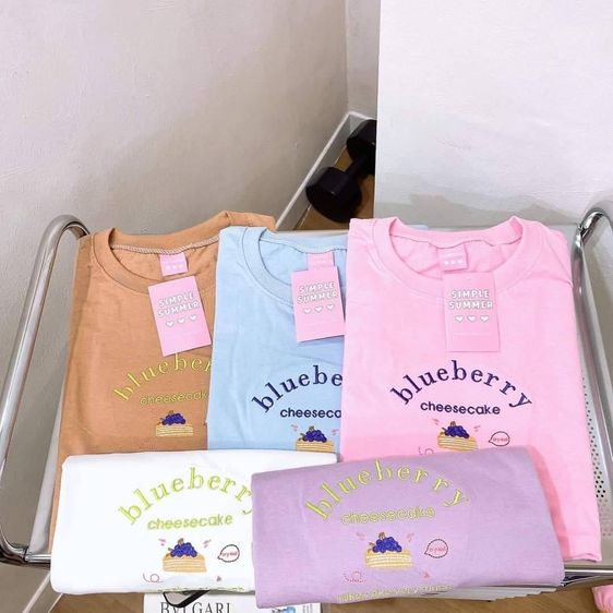 เสื้อยืด fee size พิมพ์ลาย รูปที่ 3