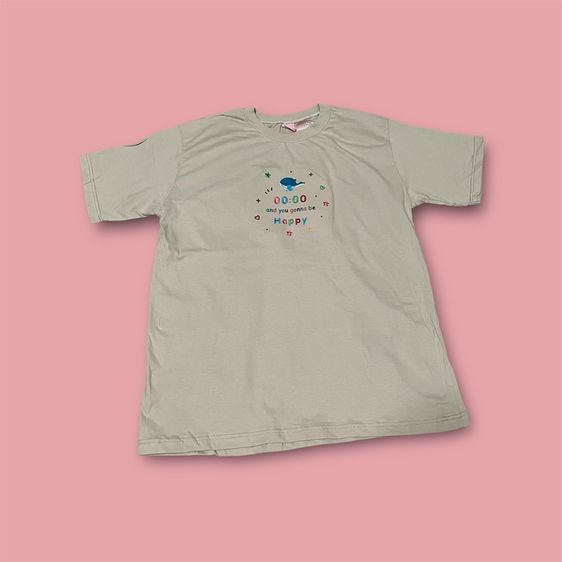 เสื้อยืด fee size พิมพ์ลาย รูปที่ 6