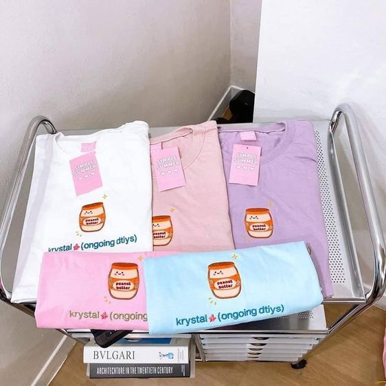 เสื้อยืด fee size พิมพ์ลาย