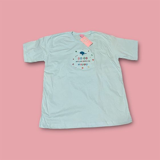 เสื้อยืด fee size พิมพ์ลาย รูปที่ 5