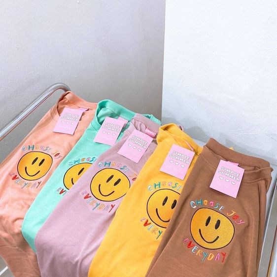 เสื้อยืด fee size พิมพ์ลาย รูปที่ 4