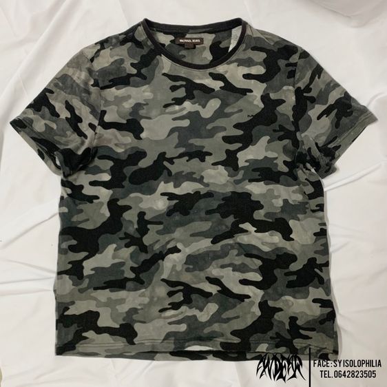 อื่นๆ XL แขนสั้น เสื้อเชิ้ต ขายเสื้อยืดลายพราง Michael Kors (MK) แท้ 💯