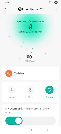 Xiaomi Mi Air Purifier 2Sสภาพดี ใช้งานปกติทุกฟังก์ชัน รูปที่ 4