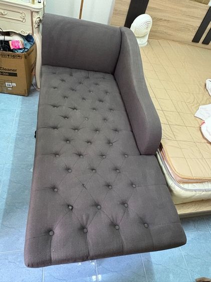 โซฟาเดย์เบดวินเทจผ้าสีเทา