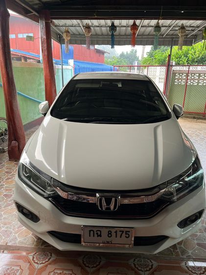 Honda City 2017 1.0 S Sedan เบนซิน ไม่ติดแก๊ส เกียร์อัตโนมัติ ขาว รูปที่ 2