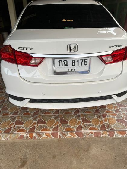 Honda City 2017 1.0 S Sedan เบนซิน ไม่ติดแก๊ส เกียร์อัตโนมัติ ขาว รูปที่ 4