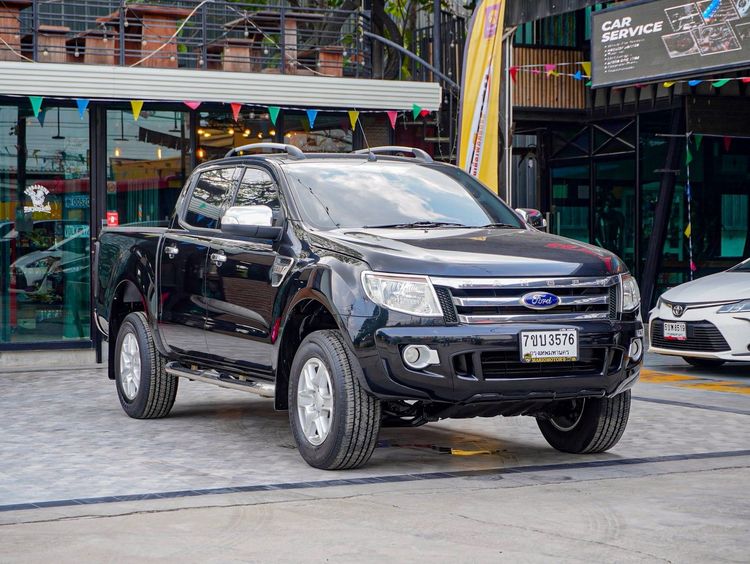 Ford Ranger 2014 2.2 XLT Pickup ดีเซล ไม่ติดแก๊ส เกียร์อัตโนมัติ ดำ รูปที่ 3