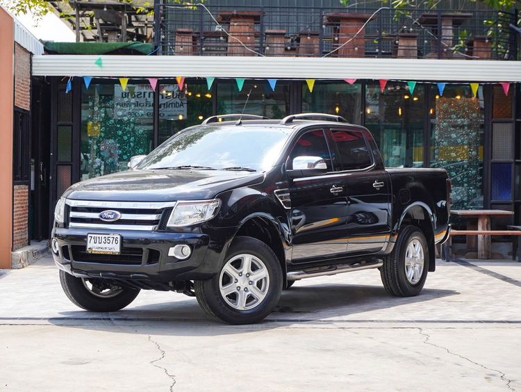 Ford Ranger 2014 2.2 XLT Pickup ดีเซล ไม่ติดแก๊ส เกียร์อัตโนมัติ ดำ