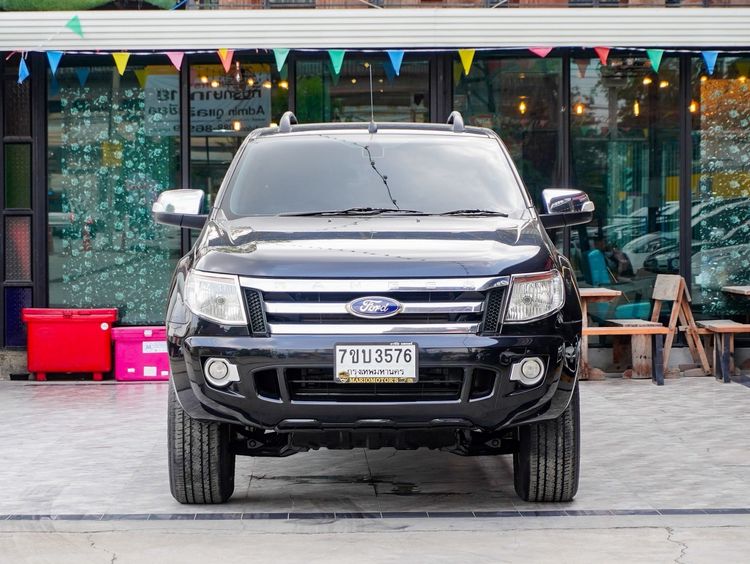 Ford Ranger 2014 2.2 XLT Pickup ดีเซล ไม่ติดแก๊ส เกียร์อัตโนมัติ ดำ รูปที่ 2