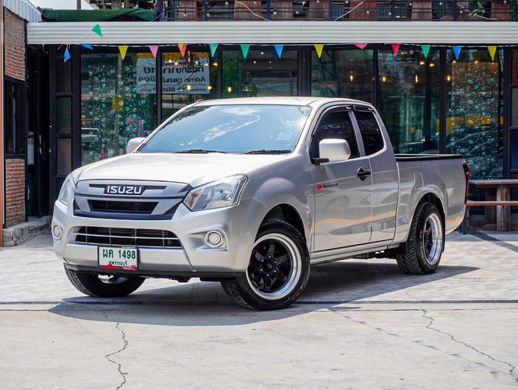 Isuzu D-MAX 2018 1.9 S Pickup ดีเซล ไม่ติดแก๊ส เกียร์ธรรมดา เทา