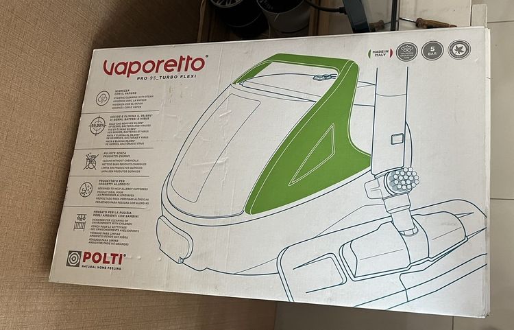 เครื่องฉีดไอน้ำร้อน Polti ของใหม่ยังไม่ได้ใช้ Vaporetto Pro 95 Turbo Flexi  รูปที่ 12