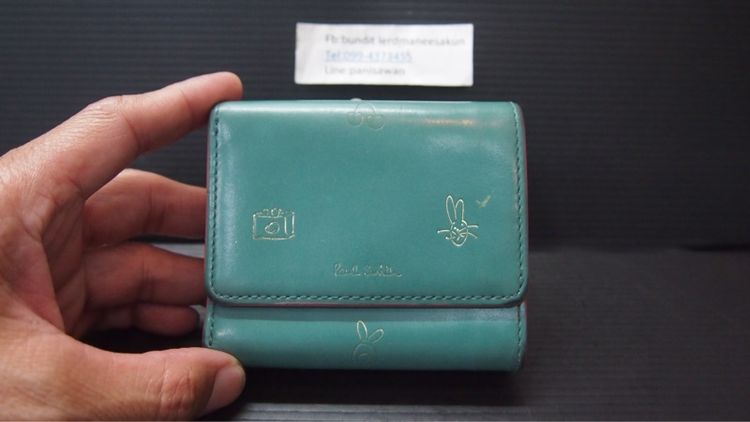 Paul Smith กระเป๋าสตางค์3พับ ผสมลายการ์ตูน สภาพสวย ราคา 390 บาท 