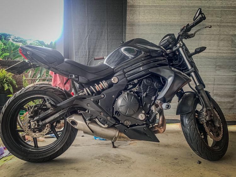 Kawasaki ER-6N 650cc ปี 2014 สีดำ เดิมๆ ราคา 58,000 บาท รูปที่ 2