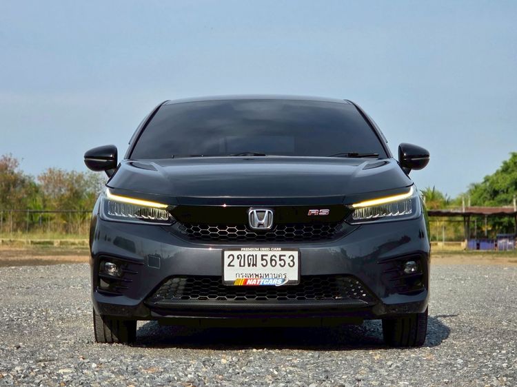 Honda City 2021 1.0 RS Sedan เบนซิน ไม่ติดแก๊ส เกียร์อัตโนมัติ เทา รูปที่ 2