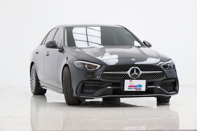 Mercedes-Benz C-Class 2022 C220 Sedan ดีเซล ไม่ติดแก๊ส เกียร์อัตโนมัติ เทา รูปที่ 4