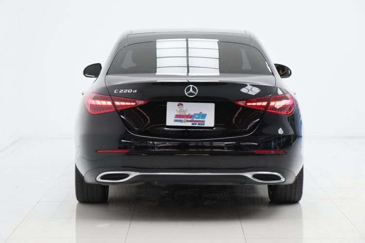 Mercedes-Benz C-Class 2022 C220 Sedan ดีเซล ไม่ติดแก๊ส เกียร์อัตโนมัติ ดำ รูปที่ 2