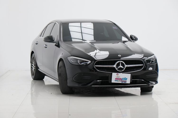 Mercedes-Benz C-Class 2022 C220 Sedan ดีเซล ไม่ติดแก๊ส เกียร์อัตโนมัติ ดำ รูปที่ 4