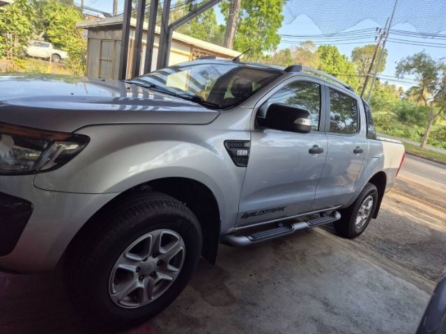 Ford Ranger 2013 2.2 Hi-Rider Wildtrak Pickup ดีเซล ไม่ติดแก๊ส เกียร์อัตโนมัติ เทา รูปที่ 3