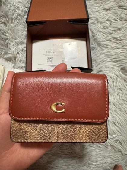 น้ำตาล กระเป๋า coach แท้ 