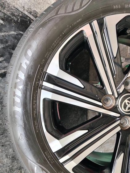 แม็กโตโยต้า ขอบ16 พร้อมยางดันลอป 195 60 16 ปี23 แม็กสีเดิมใส่ yaris vios รูปที่ 9