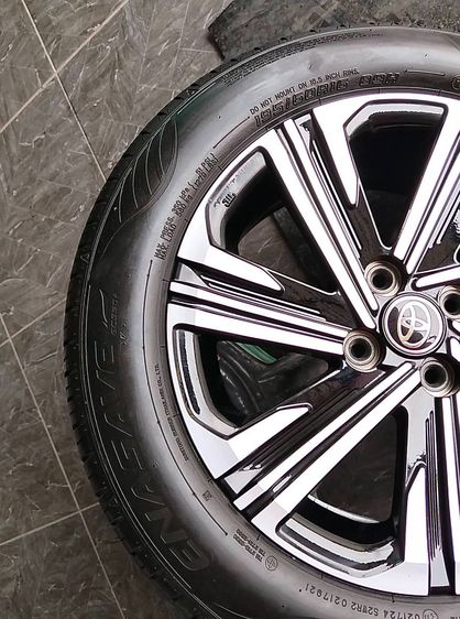แม็กโตโยต้า ขอบ16 พร้อมยางดันลอป 195 60 16 ปี23 แม็กสีเดิมใส่ yaris vios รูปที่ 7