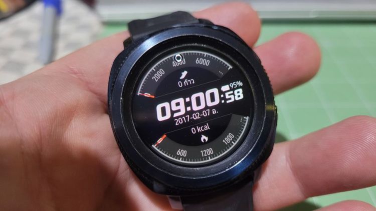น้ำเงิน Samsung gear sport สภาพสวยๆ