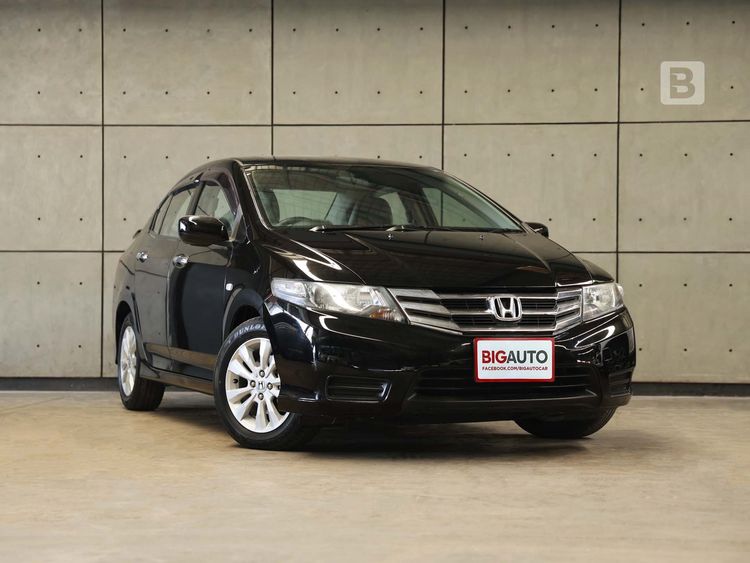 Honda City 2013 1.5 V Sedan เบนซิน ไม่ติดแก๊ส เกียร์อัตโนมัติ ดำ