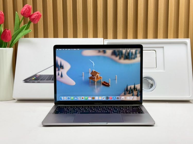 Apple Macbook Pro 13 Inch แมค โอเอส 8 กิกะไบต์ อื่นๆ ไม่ใช่ MacBook Pro (13.3-inch,2019 Two Thunderbolt 3 ports) Ram8GB SSD128GB SpaceGray 