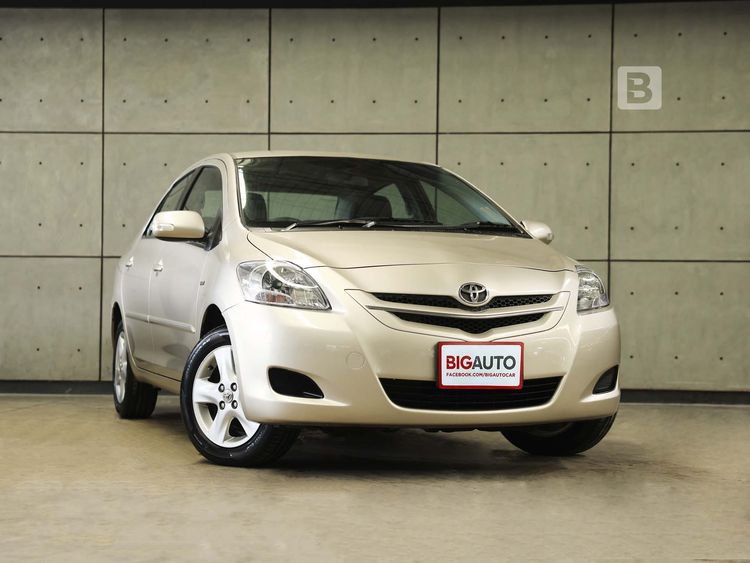 Toyota Vios 2007 1.5 E Sedan เบนซิน ไม่ติดแก๊ส เกียร์อัตโนมัติ น้ำตาล
